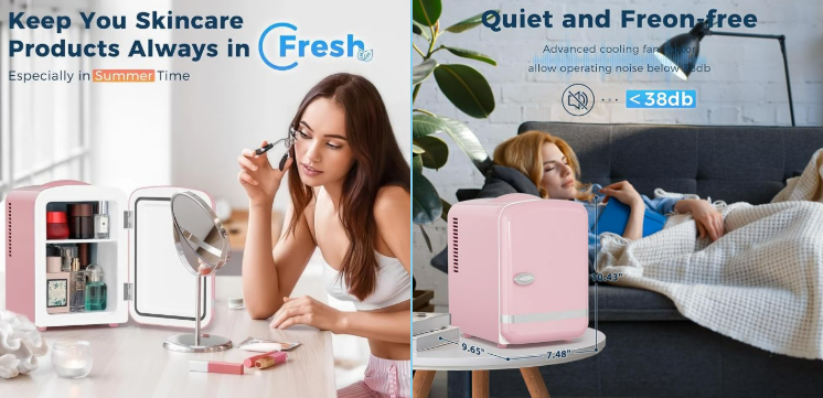 Tiny Fridge, Big Convenience: The Mini Cooler You’ll Want Everywhere 💗❄️