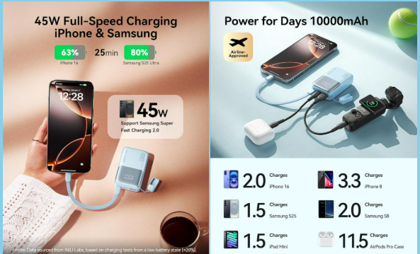 Your Phone Is at 1%—This Pocket-Size Power Bank Could Save Your Day 🔋⚡
