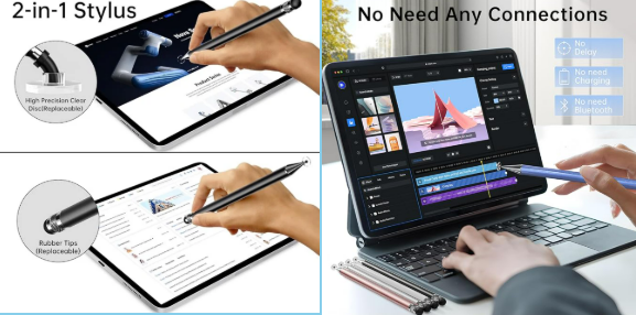 Tap, Write, Draw & Create: The 2-in-1 Stylus Pen That Makes Every Screen More Powerful
