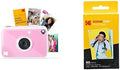 Kodak Printomatic+ Instant Print Digital Camera and Kodak 2ʺ x 3ʺ Premium Zink by Kodak