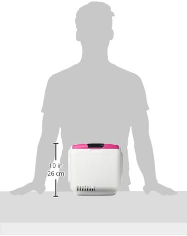 Cooluli Skincare Mini Fridge for Bedroom - Car, Office Desk & Dorm Room - Portable 4L/6 Can Electric Plug In Cooler & Warmer for Food, Drinks, Beauty & Makeup, 12v AC/DC & Exclusive USB, Fuchsia - Image 3