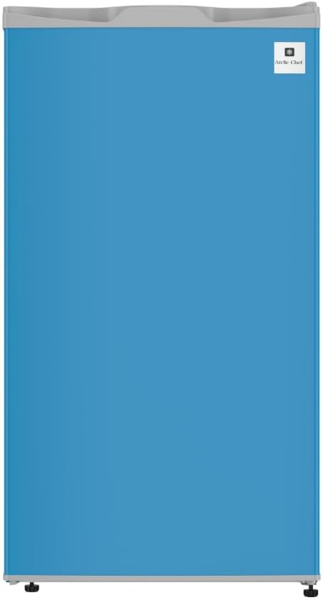ARCTIC CHEF Mini Refrigerator-Freezer Compartment-Adjustable Thermostat Control-Reversible Doors-Ideal for Dorm, Office, RV, Garage, Apartment-BLUE, 3.2 CU.FT - Image 4