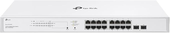 TP-Link Festa FS318GP 18 Port Gigabit Smart Managed PoE Switch 16 PoE+ Port by TP-Link
