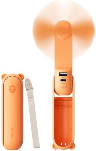 JISULIFE 3 IN 1 Portable Fan with Power Bank & Flashlight Featured by LivechillStaycool