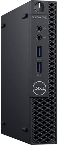 Dell Optiplex 3060 Micro PC, Intel Core i3-8100T, 16GB DDR4 RAM, 256GB NVMe SSD, Win11Pro (Renewed) by Amazon+Renewed