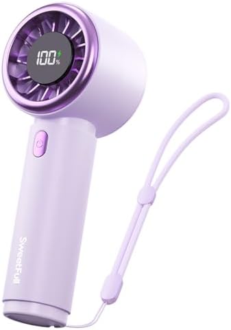 SWEETFULL Portable Handheld Fan, Mini Rechargeable Personal Hand Fan by SWEETFULL