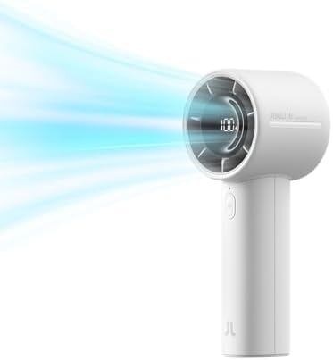 JISULIFE Handheld Turbo Fan Life10S, 28H Max Runtime, Strong Wind, Gray by LivechillStaycool
