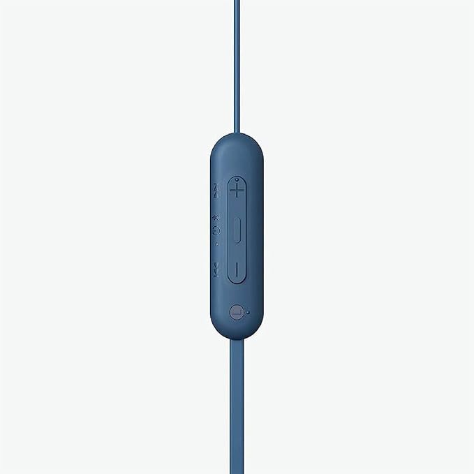 Sony WI-C100 Wireless in-Ear Bluetooth Headphones with Built-in Mic, Black | Up to 25 Hrs of Battery, Clear Hands-Free Calling, Easy Button Operation, Flexible Neckband, IPX4 Water Resistant - Image 7