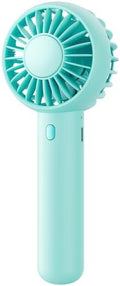 Gaiatop Mini Portable Fan, Small and Powerful, Cute Design 3 Speed Personal Handheld fan and Desktop with Base, Lightweight USB Rechargeable for Travel Lash Makeup Girl Women Summer Gift Green by GAIATOP