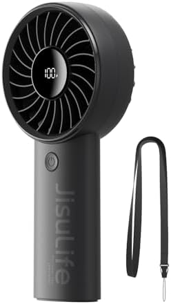 JISULIFE Handheld Portable Fan, 3600mAh Stronger and Longer-Lasting Battery by LivechillStaycool