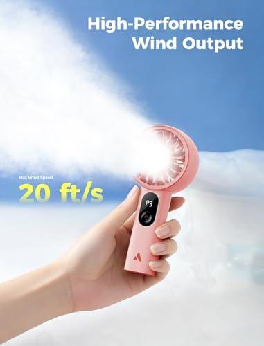 Aecooly Mighty Portable Fan, Powerful Handheld Fan, USB Rechargeable - Image 3