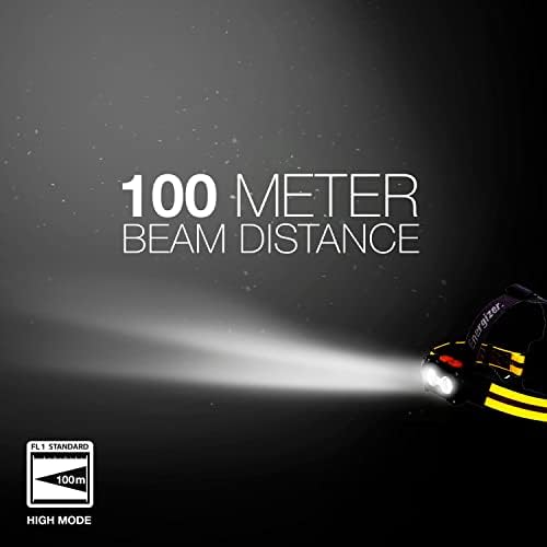 Energizer HARD CASE LED Headlamp Flashlight, High Lumens, IPX4 Water Resistant, Impact Resistant, For Camping, Hiking, Construction, Emergency Light, Batteries Included - Image 6
