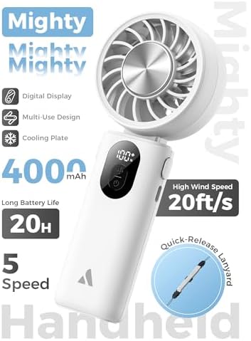 Aecooly Mighty Portable Handheld Fan with Cooling Plate | 20H Max Cooling - Image 2