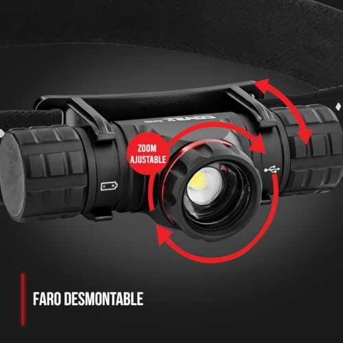 Coast XPH34R 2700 Lumen USB-C Rechargeable-Dual Power LED Headlamp with Pure Beam Twist Focus and Magnetic Base - Image 3