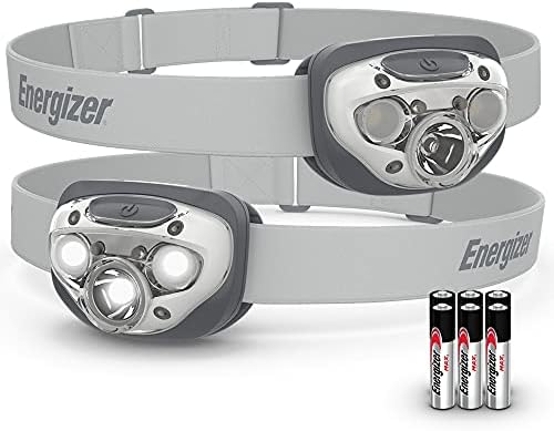 Energizer LED Headlamp PRO (2-Pack), IPX4 Water Resistant Head Light by Energizer