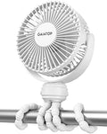 Gaiatop Mini Portable Stroller Fan, Small Clip on Fan 3 Speed Rechargeable by GAIATOP