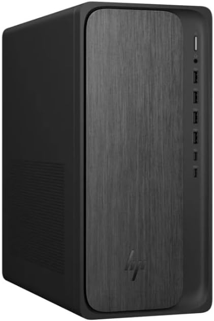 HP OmniDesk Desktop Computer PC, AMD Ryzen 7 8700G, 32GB DDR5 Memory, 1TB NVMe SSD, Radeon 780M Graphics, Wi-Fi 6 + Bluetooth 5.4 (Includes Keyboard + Mouse) by Unknown