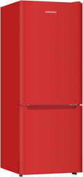 Apartment 7.1 Cu.Ft Refrigerator with Bottom Freezer Red | Office Fridge with Bottom Freezer, Large Capacity, Energy Saving, Adjustable Thermostat, Low Noise by LiveFreshLiveUnrushed