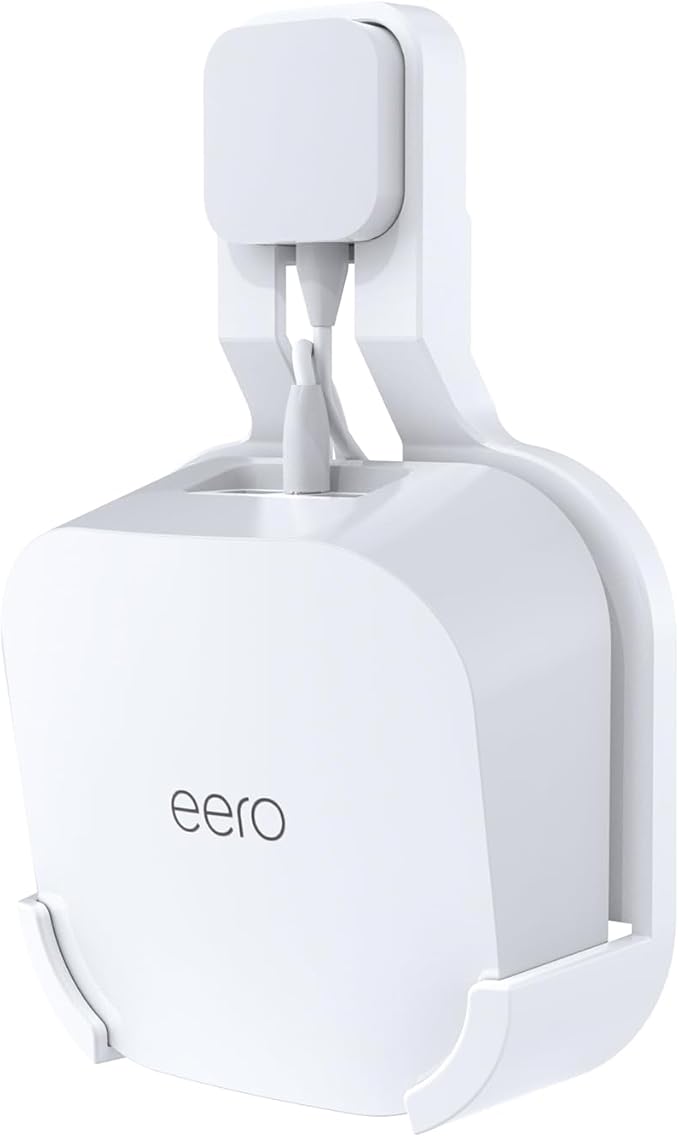 Outlet Wall Mount for eero 7, No-Drill Plug Adapter by ARSUNOVO
