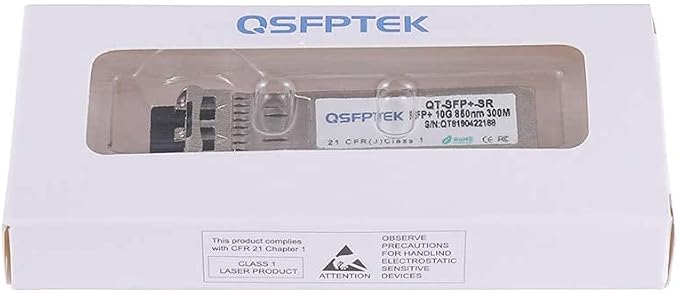 QSFPTEK SFP 10G SR, 10GBase-SR SFP+, 10Gbe Transceiver, 850nm DDM, 10g - Image 7