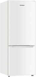 Apartment 7.1 Cu.Ft Refrigerator with Bottom Freezer Cream White | Office Fridge with Bottom Freezer, Large Capacity, Energy Saving, Adjustable Thermostat, Low Noise by LiveFreshLiveUnrushed