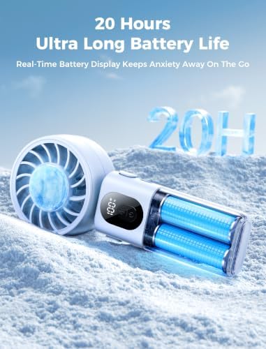 Aecooly Mighty Portable Handheld Fan with Cooling Plate | 20H Max Cooling - Image 7
