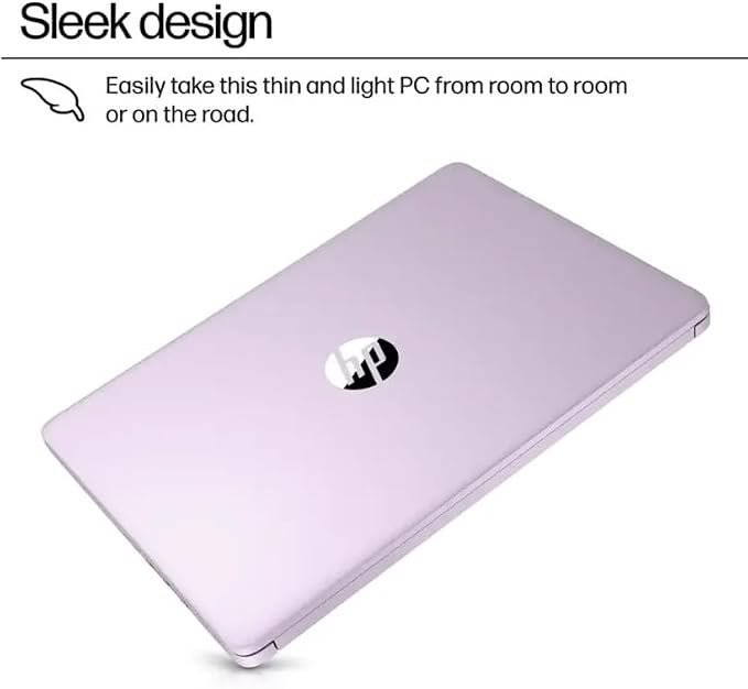 HP 2025 Student Business Laptop, Intel Processor N150(up to 3.6 GHz), 14 Inch LED Screen,8G RAM, 128GB Storange,1 Year Office 365, Windows 11 Home,Honey Lavender,w/YYY Accessories - Image 3