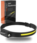 NightBuddy The Original LED Headlamp Rechargeable Flashlight for Adults Camping Essentials Backpacking Lights 4X Brighter Other Headlight Headband Lamp 5 Light Modes Hiking Gear Must Haves (Headlamp) by NightBuddy