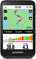 iGPSPORT BiNavi Bike Computer, 3.5‘’ Touch Screen Map Navigation Music Control by iGPSPORT