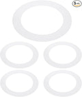PATIKIL 4.5" ID 6.3" OD Plastic Trim Ring, Translucent Matte White by PATIKIL