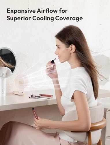 Aecooly Slim Portable Fan 2 Pack, Thin Handheld Fan, USB Rechargeable - Image 5