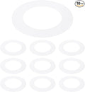 PATIKIL 2.8" ID 4.5" OD Plastic Trim Ring, Translucent Matte White by PATIKIL