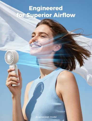 Aecooly Mighty Portable Handheld Fan | 20H Max Cooling | 3 Flexible Modes - Image 3