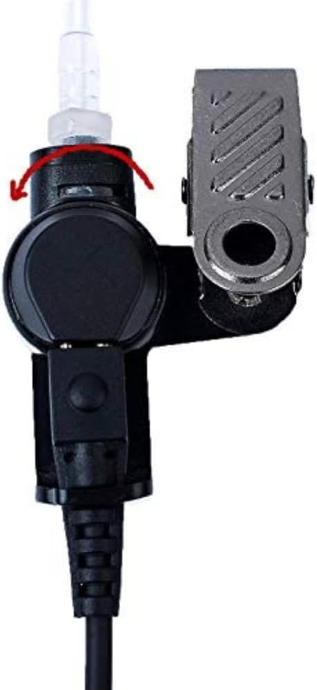 2 Pcs 2-Wire Surveillance Acoustic Tube Walkie Talkie Earpiece/Headset - Image 6