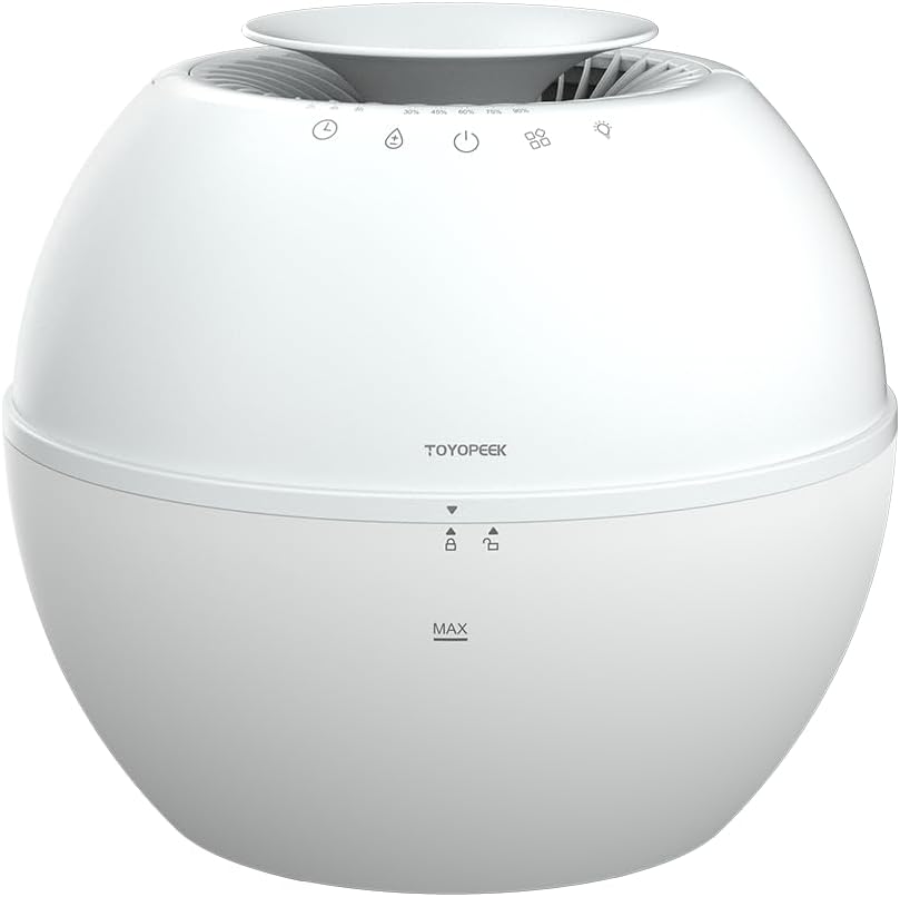 HD021 Dual 2 in 1 Dehumidifier & Humidifier Combo Small Dehumidifiers with Drain Hose 101oz Water Tank Compact Portable Air Purifier Smart Dehumidifier Auto Steam Humidifiers for Bedroom Home by Unknown