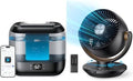Bundle of DREO Smart Humidifiers for Bedroom + DREO Fan for Bedroom, Desk Air Circulator Fan with Remote by DREO