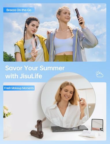 JISULIFE 3 IN 1 Portable Fan with Power Bank & Flashlight Featured - Image 6