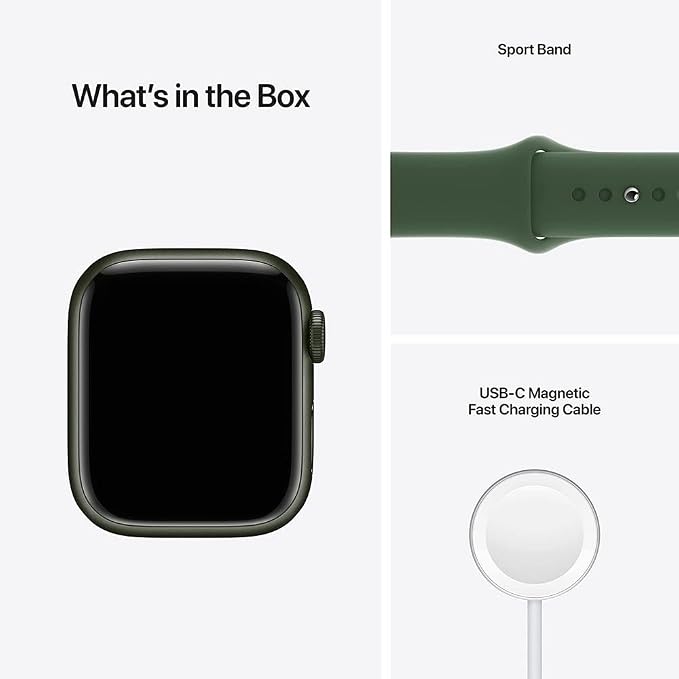 Apple Watch Series 7 Green Aluminum Case - Image 5