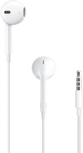 Apple EarPods Headphones with 3.5mm Plug, Wired Ear Buds with Built-in Remote to Control Music, Phone Calls, and Volume by Apple