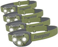 Energizer PRO-260 LED Headlamp, IPX4 Water Resistant Headlamps, High-Performance Head Light for Outdoors, Camping, Running, Storm, Survival LED Light for Emergencies (Batteries Included) (Pack of 4) by Energizer