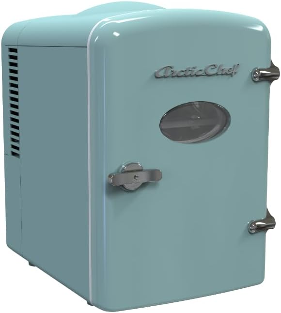 ARCTIC CHEF Compact refrigerators Multi Colors, Office Product, small meal cool, Beverage, Drinks (Blue) - Image 2