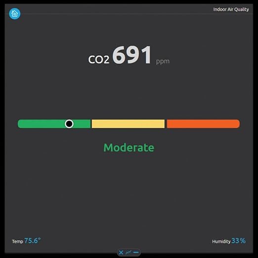Ambient Weather AQIN Wireless Indoor Air Quality Index PM2.5, PM10 and CO2 - Image 2