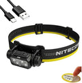 Nitecore NU43 Rechargeable Headlamp, 1400 lumens USB-C Bright Lightweight for Camping, Running, or Working, with Spotlight, Floodlight, Red Light, Including NitecoreS Sticker by NITECORE