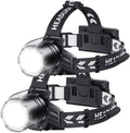 OMALIGHT Rechargeable Headlamp, Super Bright LED Headlamp, 5 Modes Zoomable by OMALIGHT