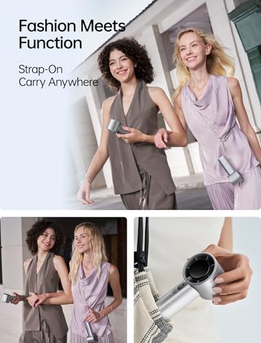 JISULIFE Handheld Fan Pro1S - Next-Gen Airflow: Up to 40H Runtime - Image 5