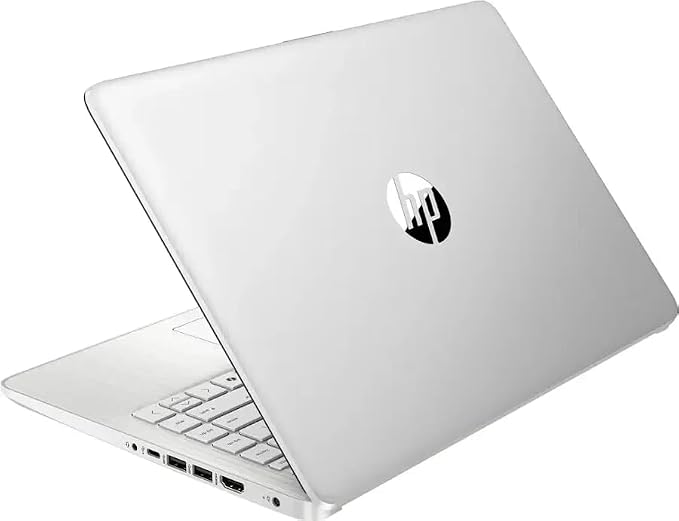 HP 14" Business Laptop Computer with Microsoft Office 365, 4-Core Intel Processor, 128GB Storage, 4GB RAM, Windows 11, SageNova Earphones, Natural Silver - Image 5