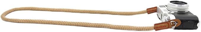 DOROM Vintage Handmade Cotton Leather Rope Camera Neck Strap - Image 2