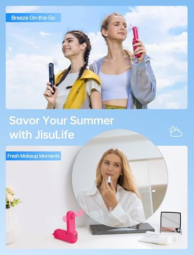 JISULIFE 3 IN 1 Portable Fan with Power Bank & Flashlight Featured - Image 6
