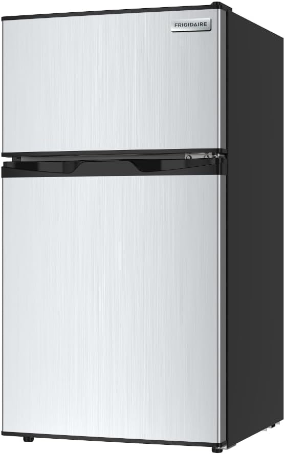 Frigidaire 3.2 Cu Ft Double Door Top Freezer Refrigerator, Stainless - Image 5