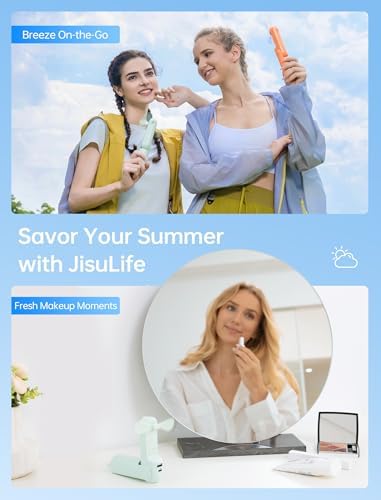 JISULIFE 3 IN 1 Portable Fan with Power Bank & Flashlight Featured - Image 6